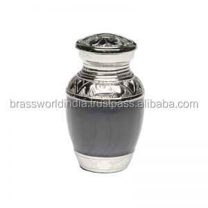 Urna Funeraria Simple de Estilo Americano Roja para Bebés, de Metal, BRASSWORLD INDIA - Product Image 6