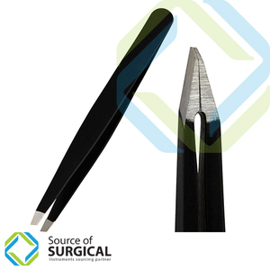 Pinzas para Cejas de Acero Inoxidable al por Mayor, Pinzas de Alta Calidad, Juego de Pinzas para Cejas Profesionales de Acero Inoxidable - Product Image 2