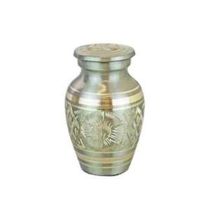 Urna conmemorativa de cremación de Metal para cenizas funerarias, recuerdo de oro y platino para mascotas - Product Image 2