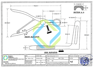 Spéculums rectaux Sims Instrument chirurgical en acier inoxydable essentiel pour les interventions chirurgicales - Product Image 3