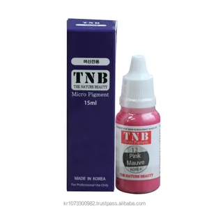 TNB Micro Pigment 12.Pink Mauve Color Eyebrow Lip Eyeliner Tattoo Natural Plant Ink Pigment Permanent Makeup Liquid Pigment Ink