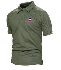 Chemise de chasse pour homme, polo avec broderie, motif camouflage, 100% coton, écologique et respirant, vêtements décontractés d'été - Product Image 3