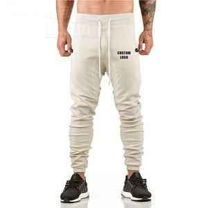 2019 hotsale hombres gimnasio deporte Pantalones Casual bolsillo con cremallera bolsillo Fitness entrenamiento Fondo Skinny Sweatpants pantalones Jogger - Product Image 3
