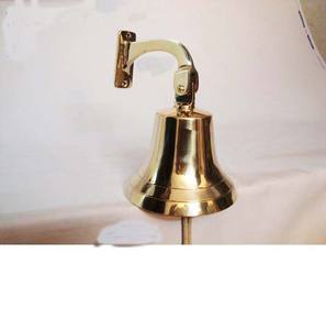 Campana de metal dorado para decoraciones de fiesta - Product Image 3