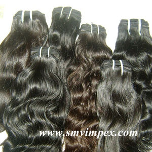 Cabello crudo indio ondulado de cuerpo Natural 100%, cabello Virgen de la mejor calidad de exportación, donante único para extensiones de cabello - Product Image 3