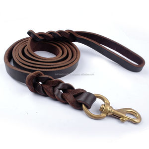 High QualityBest Braided Leather <b>Dog</b> <b>Leash</b> - Product Image 2