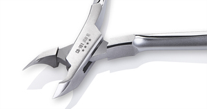 NGHIA OMI Ensemble professionnel de manucure et pédicure en acier inoxydable chromé, 4 pièces, pince à cuticules impressionnante, ressort unique 12/14/16 - Product Image 6