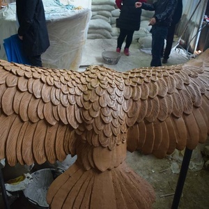 Nuovo Prodotto: Grande Scultura da Giardino in Metallo Bronzato a Forma di Falco/<span class=keywords><strong>Aquila</strong></span> - Product Image 5