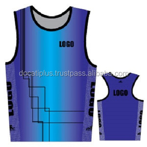 custom 3d digital sublimation promotional 100% polyester <b>running</b> <b>singlets</b> - Product Image 5