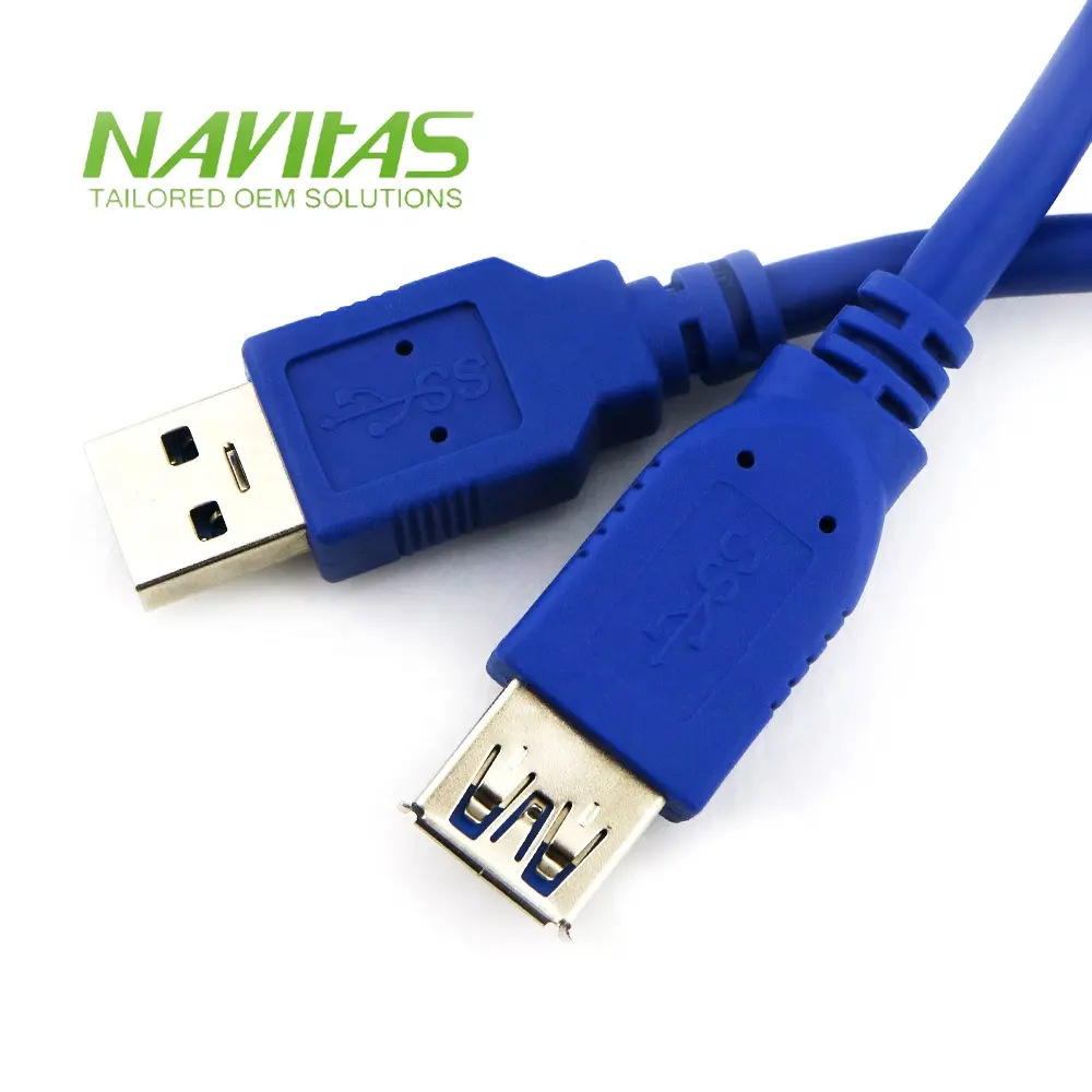 OEM USB 3.0 Type A Male to Female Extension Cable Hard drives and Printers Custom Cable Assembly