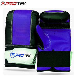 Elegantes guantes de boxeo de cuero genuino y PU con los últimos diseños Elegantes guantes de bolsa Categoría de producto Protección del Equipo de Boxeo - Product Image 4