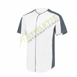 Camisas con botones OEM Diseño personalizado Manga corta Ropa de béisbol y softbol Jersey Poliéster Nuevo estilo Transpirable Secado rápido 2025 - Product Image 6