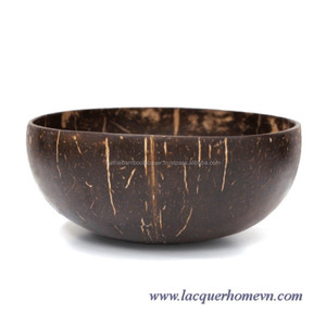 ขายดีที่สุดมือมะพร้าวเปลือกชามจาก Ha Thai Lacquer โรงงาน - Product Image 1