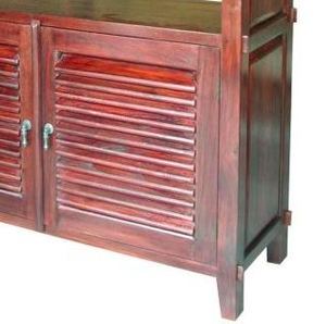 ตู้หนังสือไม้สักในร่มจากอินโดนีเซีย - DW-BC007 ตู้หนังสือไม้สักจากอินโดนีเซีย - Product Image 4