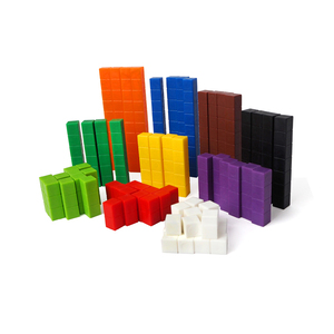 Venta al por mayor niños juguete creativo juguete matemáticas Base diez bloques de aprendizaje de juguete bloque - Product Image 1