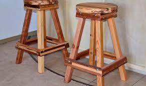 Taburete de Madera de Estilo Rústico, Muebles para el Hogar, Taburete de Madera para Sala de Estar, Color Madera Natural a Precio Competitivo - Product Image 3