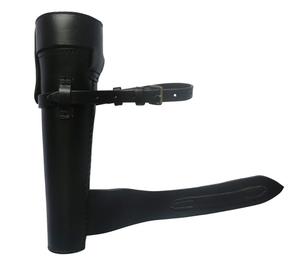 Frasco de sillín de caballo de cuero Premium con logotipo personalizado, acero inoxidable duradero para uso en equitación - Product Image 3