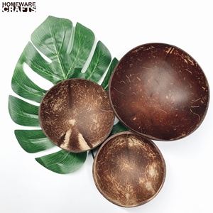 Tazones de Papel de Coco Natural Desechables para Servir Smoothies, Platos Veganos, Bocadillos para Bodas y Campamentos - Product Image 2