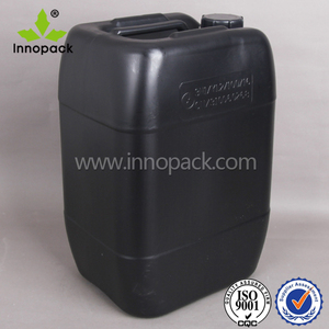 Bidons en plastique noir personnalisés de 20 litres avec bouchon à vis à vendre - Product Image 3