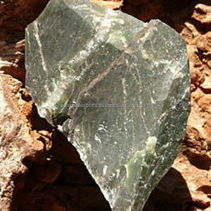 
 
 
 Pierre précieuse de verdite naturelle de qualité AAA, brute, non taillée, cristalline verte, vente en gros pour la fabrication de bijoux - KLP011 (Toutes les tailles A - Product Image 3