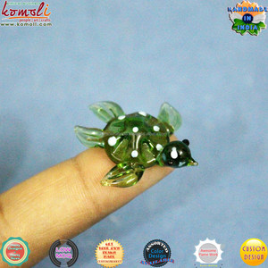 Figurines de grenouilles en verre micro-miniatures, petites sculptures d'animaux en verre soufflé pour la décoration de la maison, objets de collection et cadeaux - Product Image 6