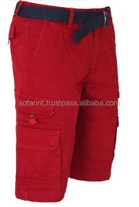 Short Cargo Homme 100% Coton avec 6 Poches Corgo OEM Anti-Rides 6 Poches Polyester Cargo Short - Product Image 5