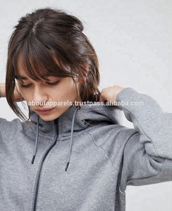 Nuevo estilo barato OEM pulóver mujeres sudaderas con capucha de manga larga al por mayor personalizado dos tonos transpirable sudaderas con capucha - Product Image 3