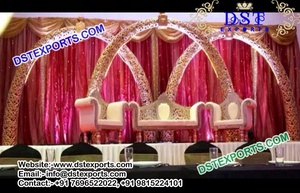 Decoraciones para Escenario de Boda con Diseño Real de Paisley, Nuevo Lanzamiento, Adornos para Recepción de Nikah Musulmana, Atlanta - Product Image 5