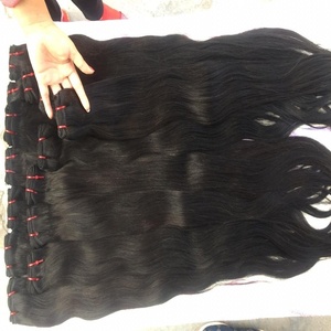 ขายส่ง Aliexpress ที่มีคุณภาพสูงผมมนุษย์อินเดียจัดส่งฟรี1b # อินเดียตรงผมมนุษย์ - Product Image 4