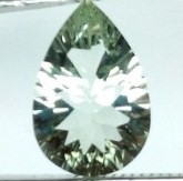 พลอยอเมทิสต์สีเขียวธรรมชาติทรงลูกแพร์ทรงหลวมตัดเว้าขนาด8*12มม. - Product Image 6