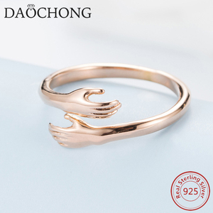 Bague ajustable en argent sterling 925, anneau avec anneau, vente en gros, promesse, vente en gros, 50 pièces - Product Image 3