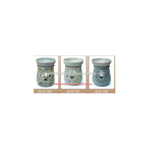 Handmade Carving Soapstone Aroma Oil Burner - Product Image 1