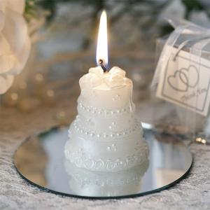 12 ''รอบกระจก Centerpieces พร้อมขอบเอียง - Product Image 2