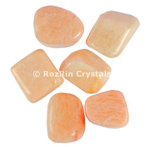 Peach Aventurine Tumbled Stones - Product Image 1