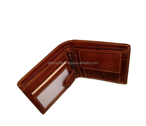 Cartera de piel sintética para hombre, Cartera de moda, marrón, novedad, venta al por mayor - Product Image 1