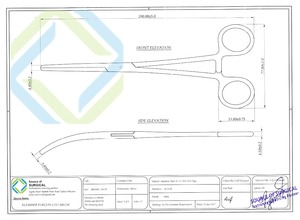 คีมผ่าตัดพีนเคลเมอร์ 20 ซม. แบบใช้มือ ทำจากสแตนเลส คุณภาพสูง ชนิดหนีบและคีมจับ คีมโคเกอร์ - Product Image 3