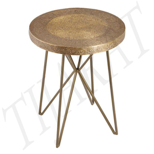 Tabouret en métal doré, tabouret de BAR, offre spéciale - Product Image 5
