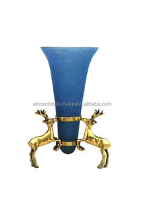 Bougeoir en verre de haute qualité avec support décoratif - Product Image 4