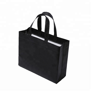 Sac de shopping en PP non tissé avec poignées et film OPP brillant, taille et couleur personnalisées, utilisation confortable et design agréable - Product Image 1