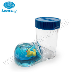 Artículo Promocional, Alcancía de Plástico PVC Vinilo Seguro para Niños, Personalizable OEM ODM, Forma de Zapato, Botín Largo, Transparente, para Ahorrar Dinero - Product Image 2