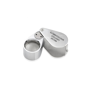 Loupe de bijoux éclairée par LED pliante 30x-21mm fabriquée en Inde - Product Image 1
