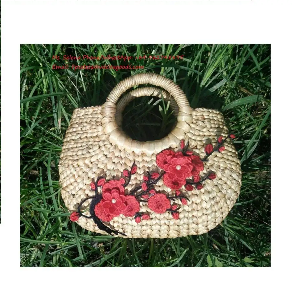 HOT SALE!!! Traditional seagrass handbag/ Lady handbag for shopping