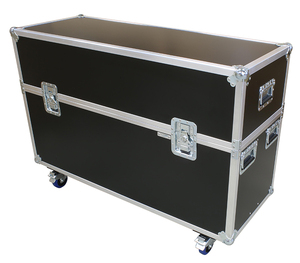 Prezzo di fabbrica di formato Personalizzato Logo borsa da viaggio professionale 2x55 pollici A LED di alluminio di volo caso TV - Product Image 5