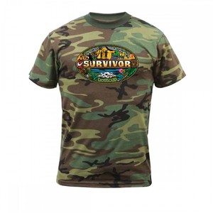 T-shirt à manches courtes 100% coton camouflage col O de haute qualité pour hommes avec design personnalisé imprimé tricoté T-shirts pour hommes - Product Image 2