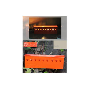 Jaula de luz de té colgante de alambre de buena calidad, nuevo diseño de hierro metálico con acabado de Color blanco para decoración del hogar - Product Image 2