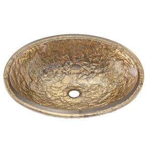 Évier doré en métal - Product Image 1