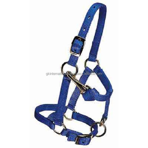 Sangle en nylon nylon cheval licou en plusieurs couleurs et tailles personnalisées avec matériel réglable en acier inoxydable toutes les tailles disponibles - Product Image 1