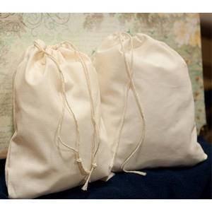 Bolsas de muselina de algodón Bolsa de joyería de algodón Bolsa de regalo de algodón - Product Image 3