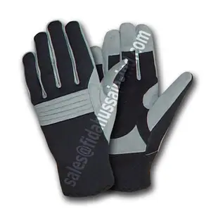 Leather Gloves From Pakistan Wholesale Safety Gloves in Black Color Auto Mechanic Work Glove for Men and Women Arbeitshandschuhe