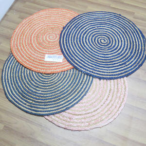 ชุดพรมปอกระเจาถักมือแบบทันสมัยสำหรับห้องนั่งเล่นห้องนอนห้องโถงจากอินเดีย - Product Image 2